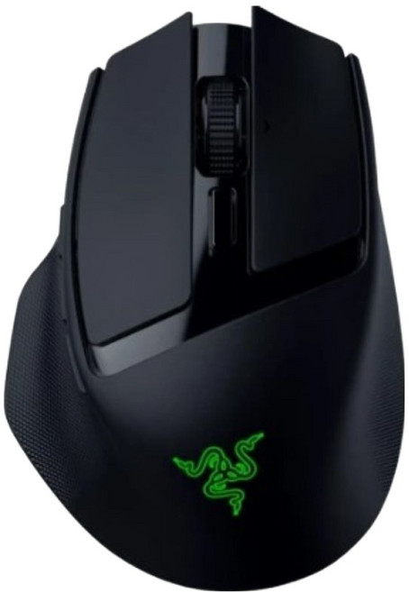 RAZER 雷蛇 巴塞利斯蛇 Mobile 攜帶式人體工學無線電競滑鼠, 黑色, RZ01-04310100-R3A1