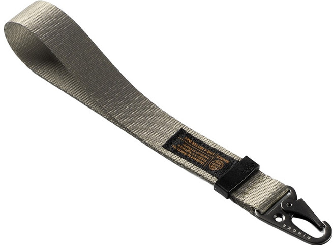 링케 택티컬 웨빙 홀더 링크 핸드 휴대폰 스트랩, 웜 그레이, 1개