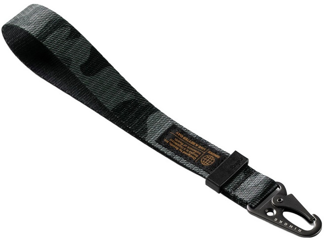 링케 택티컬 웨빙 홀더 링크 핸드 휴대폰 스트랩, 카모 블랙, 1개