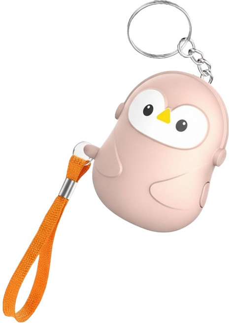 馬特洪峰 防身企鵝迷你警報器 粉紅色, 1個