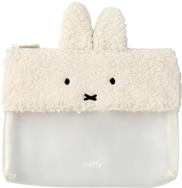 STUDIO EIGHT Miffy 絨毛小袋, 白色, 1個