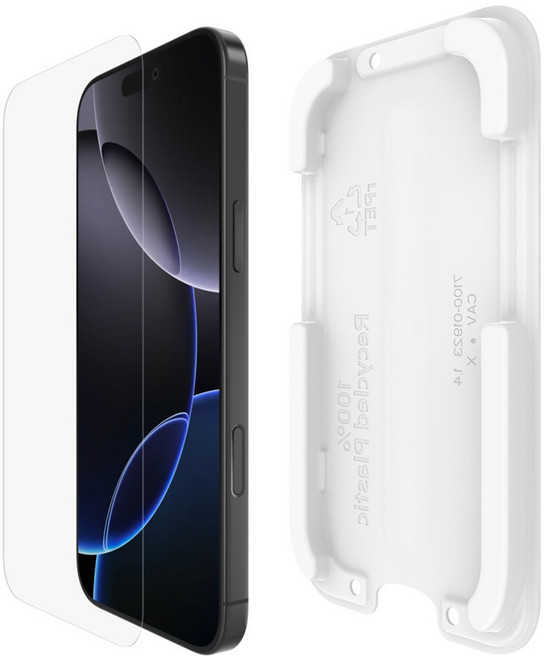 벨킨 울트라 글라스2 저반사 Lite AR 강화유리 휴대폰 액정보호필름 세트, 1세트