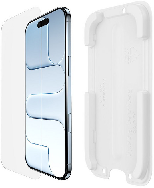 벨킨 울트라 글라스2 저반사 Lite AR 강화유리 휴대폰 액정보호필름 세트, 1세트