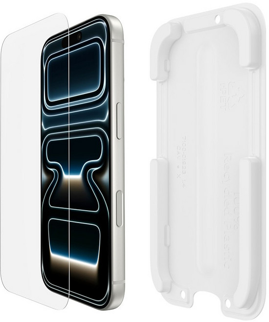 벨킨 울트라 글라스2 저반사 Lite AR 강화유리 휴대폰 액정보호필름 세트, 1세트