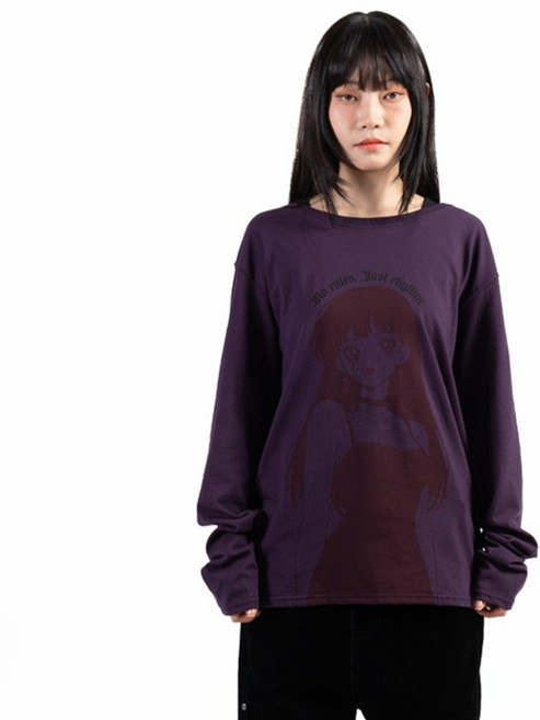 saintpain 女款 Crying Girl 長袖