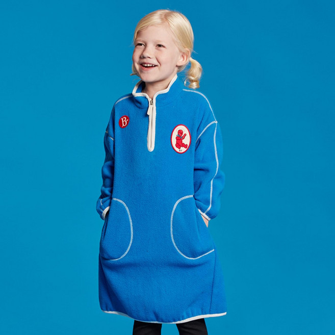 베베드피노 테디 하이넥 플리스 기모 원피스 BP24OP410