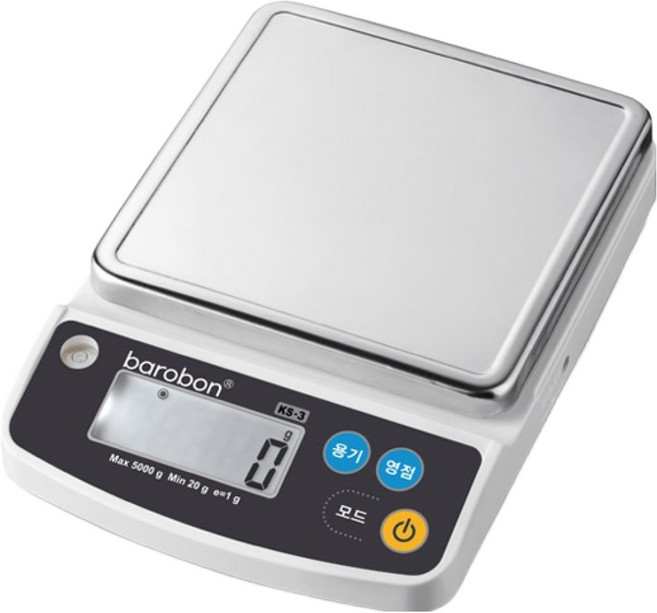 바로본 디지털 주방저울, 혼합색상, KS-3, 5kg