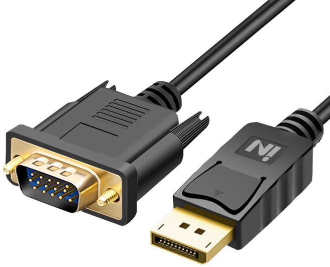 인네트워크 FHD지원 디스플레이포트 DP to VGA RGB 영상변환 컨버터 케이블 IN-DPV03, 1개, 3m