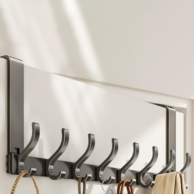 리브리카 후크 8구 도어행거 18cm, 그레이, 1개