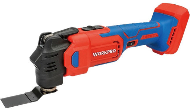 WORKPRO 20V 裸機 3.6度旋轉 19000RPM 6段速度調節 無刷馬達 多功能切割機 WP393006, 1個