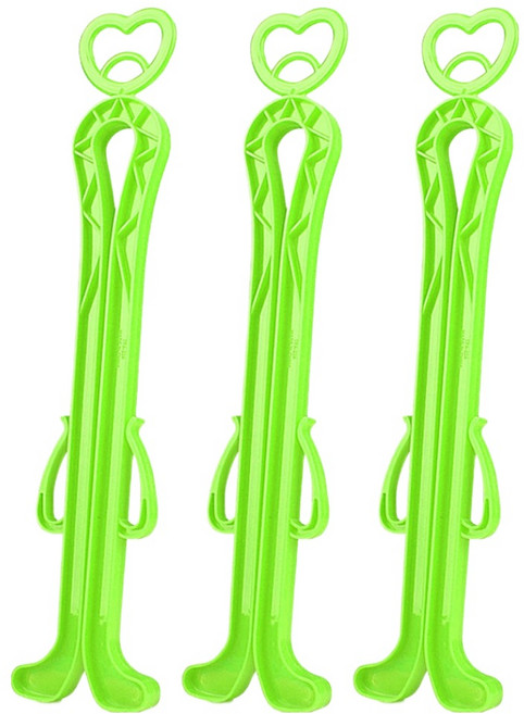 해피굿즈 주름방지 심플 부츠키퍼 34.6cm, 그린, 3개