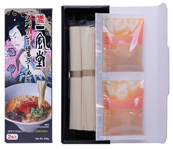 잇푸도 하카타 라멘 스파이시 2인 세트, 1세트