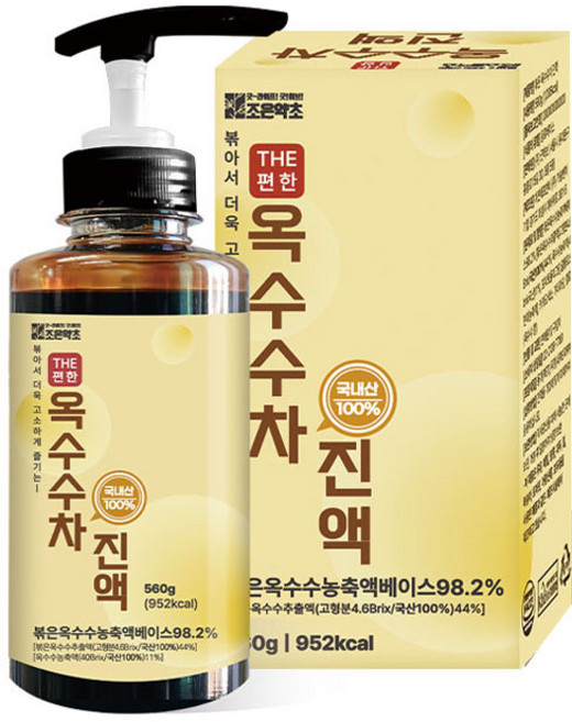 조은약초 더 편한 볶은 옥수수차 진액, 560g, 1개