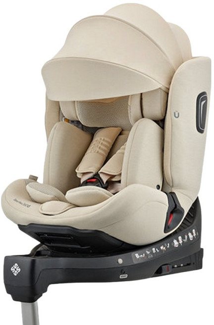 시크 뉴 제로맥스360E 회전형 카시트 일체형, 포그 베이지