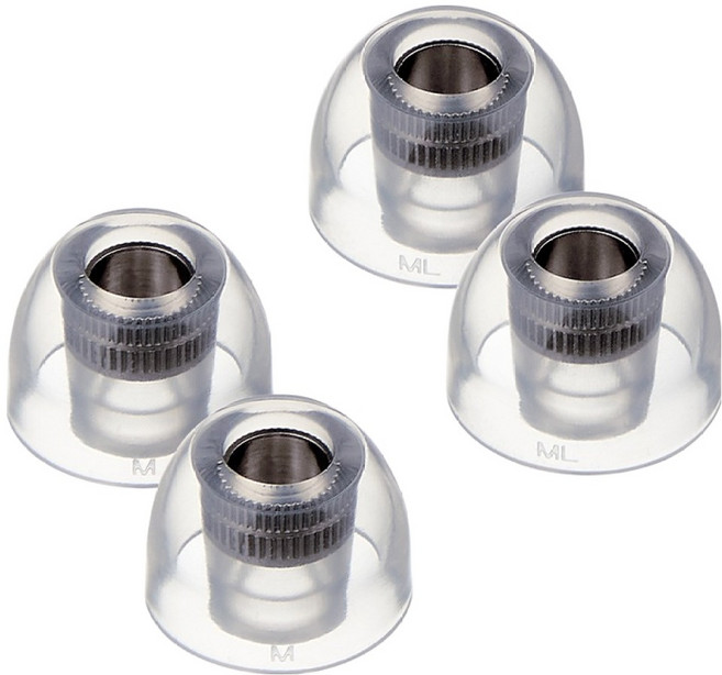 아즈라 미스릴 이어팁 써지컬 스테인레스 스틸 코어 프리미엄 LSR 이어팁 M ML, 1세트