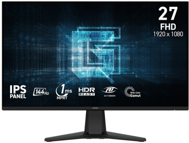 msi 微星 Rapid IPS FHD 電競螢幕 144Hz/1ms/HDR Ready, 27吋, G275L E14