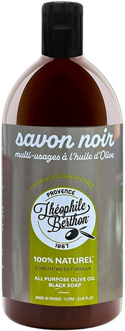 Theophile Berthon 橄欖油黑肥皂 多功能清潔液, 1個, 1000ml