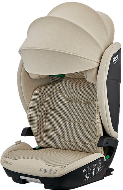 시크 맥스 아이진2 아이사이즈 주니어 카시트 일체형, 어텀 브라운