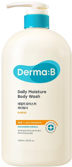 더마비 데일리 모이스처 바디 워시 쥬시만다린, 1L, 1개
