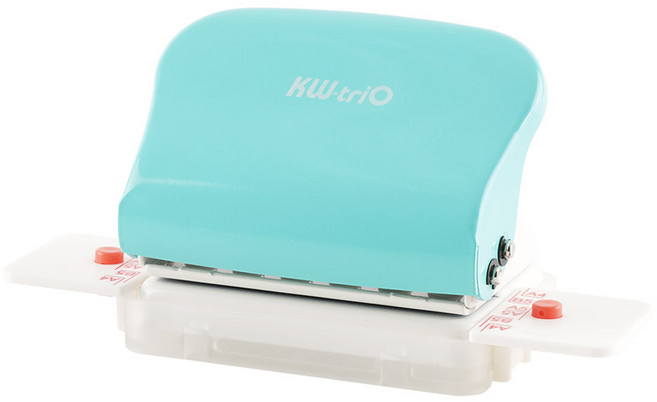 케이더블유트리오 루즈링 6공 펀칭기 5매 099H9, 혼합색상, 1개