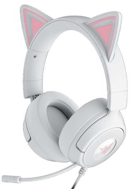 RAZER 雷蛇 北海巨妖 Kitty V3X, 白色, RZ04-05350300-R3M1