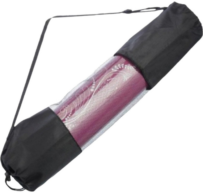 라운듀 요가매트 가방 하프매쉬, 블랙, 1개