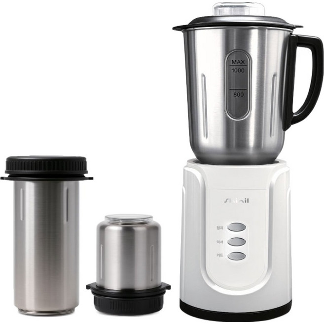 신일 SUS304 티타늄 코팅 칼날 스텐 멀티 믹서기 화이트, SMX-1700WK