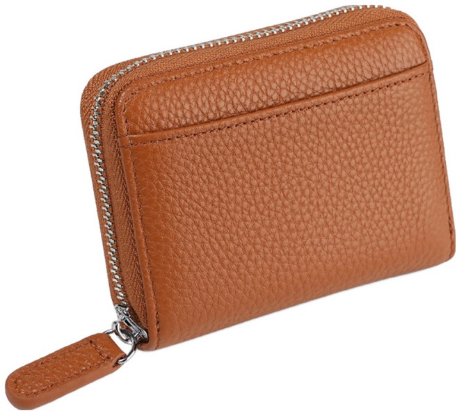 엘쏘 아코디언 소가죽 교통 카드지갑