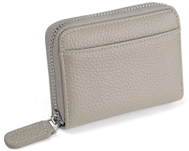 Elsso 手風琴式牛皮交通卡夾