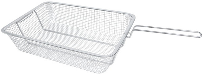 주방탑스타 스텐 튀김 바스켓 다용도 사각 건지기, 1개