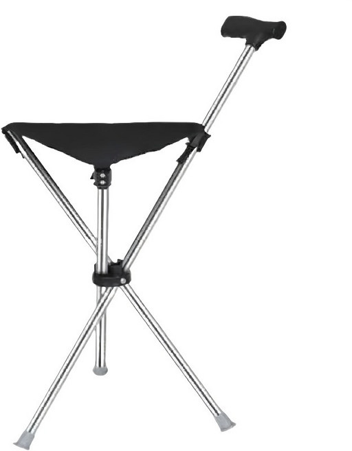 해피라이프 예쁜 지팡이 삼각 스툴 하중 180kg, 혼합색상, 1개