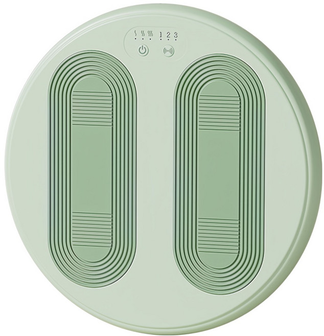 YUNMI 足底按摩USB震動暖腳器, 奶綠色, 單一商品