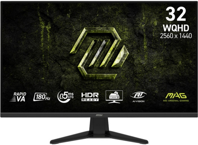 msi 微星 VA 電競螢幕 180Hz/0.5ms/WQHD/HDR Ready, 31.5吋, MAG 325QF E18V