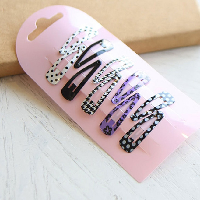 아기코끼리 도트 똑딱핀 5종 x 2p 세트