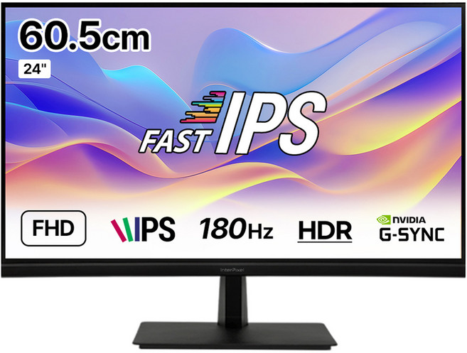 인터픽셀 FHD FAST IPS 180Hz 게이밍 모니터, 60.5cm, IP2442(무결점)