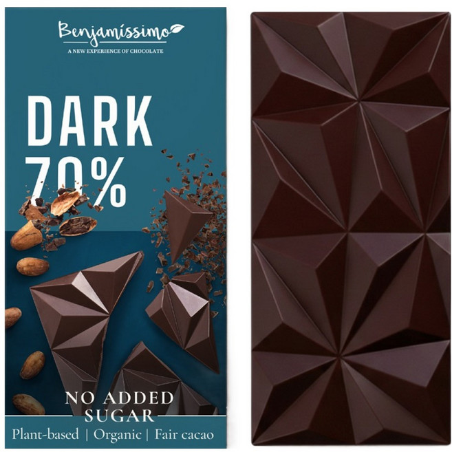 벤자미시모 유기농 다크 70% 초콜릿, 60g, 1개