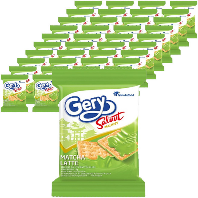 게리 오리지널 크래커 녹차라떼, 18g, 40개