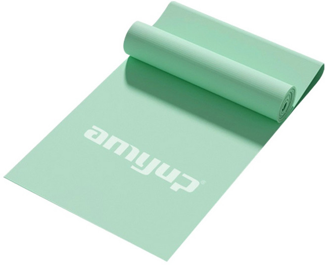 amyup 艾邁運動 健身訓練彈力帶/皮拉斯提彈力帶/28磅阻力帶/全身拉力帶, 綠色, 1個