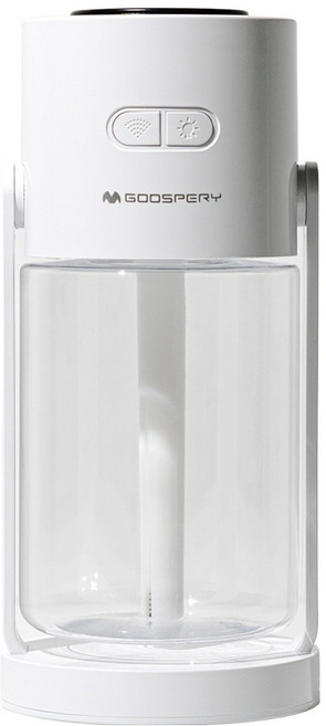 구스페리 초음파 무드등 스윙 미니 가습기, 화이트, MC_MUM-001