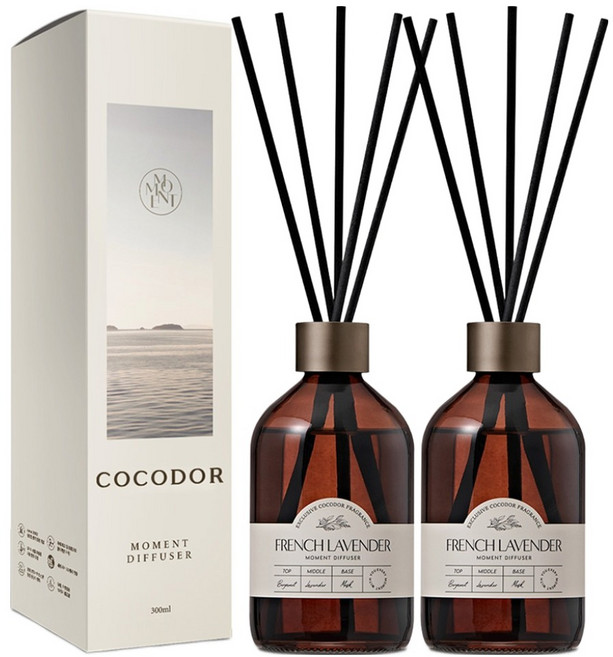 코코도르 모먼트 디퓨저 300ml, 프렌치라벤더, 2개