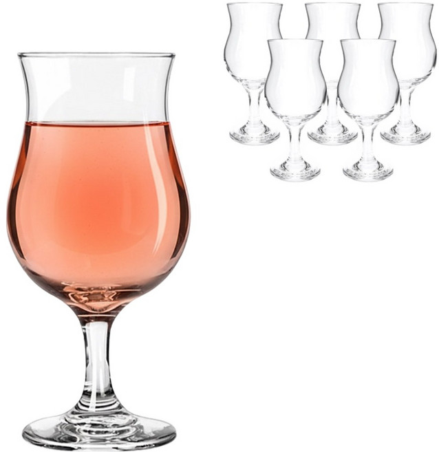 다이아글라스 유리 파노라마 고블렛 375ml, 6개