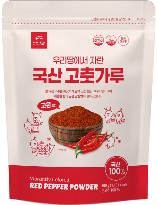 배대감 국산 고춧가루 고운입자, 300g, 1개