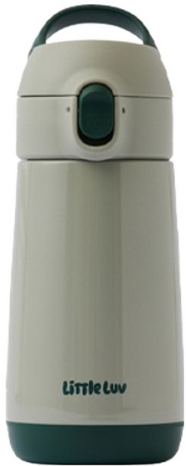 LocknLock 樂扣樂扣 LITTLE LOVE 開關蓋隨行杯 LHC918GRN, 綠色, 1個, 380ml