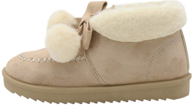 페이퍼플레인키즈 털 숏 방한 슈즈