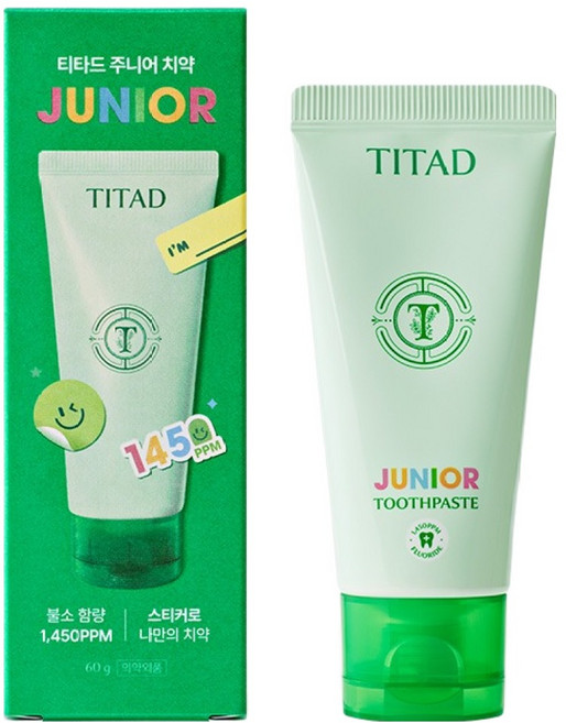티타드 주니어 불소 치약, 60g, 1개