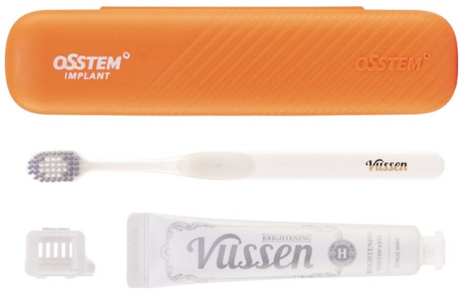 오스템파마 뷰센 양치키트(뉴에이치치약 40g+칫솔), 1세트