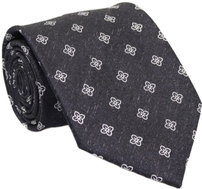 DeepTalk 男士花卉西裝領帶 全印花正裝領帶 25DT1008