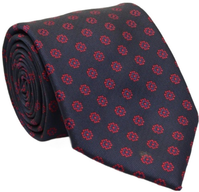 딥톡 남성용 플라워 패턴 정장 캐주얼 넥타이 25DT1012