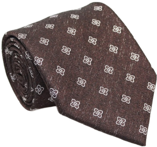 딥톡 남성용 플라워 수트 타이 올오버 정장 넥타이 25DT1008