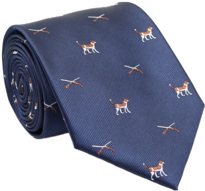 딥톡 남성용 퍼피 패턴 캐주얼 자수 정장 넥타이 25DT1023